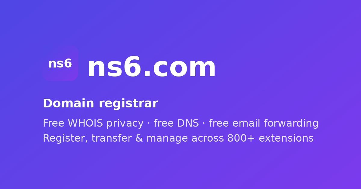 www.ns6.com image